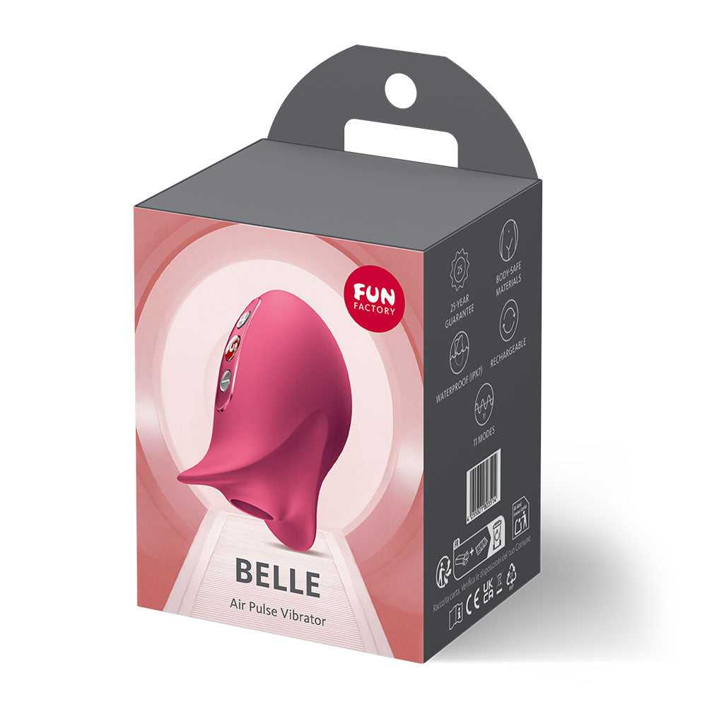 Fun Factory Belle – USB Rechargeable Silicone Air Pulse Clitoral Stimulator > Sex Toys For Ladies > Rose Stimulators