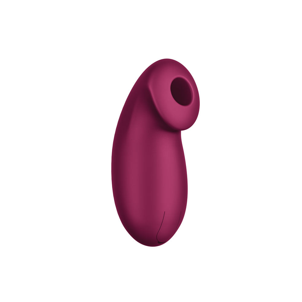 Fun Factory Desire (Wine) – USB Rechargeable Air Pulse Stimulator Red > Sex Toys For Ladies > Air Pulsation