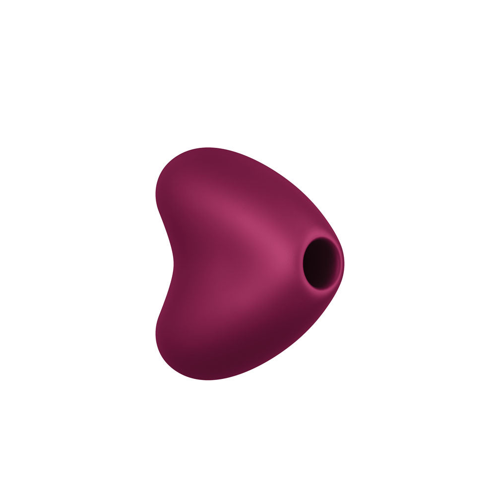Fun Factory Libera (Wine) – USB Rechargeable Air Pulse Stimulator Red > Sex Toys For Ladies > Air Pulsation