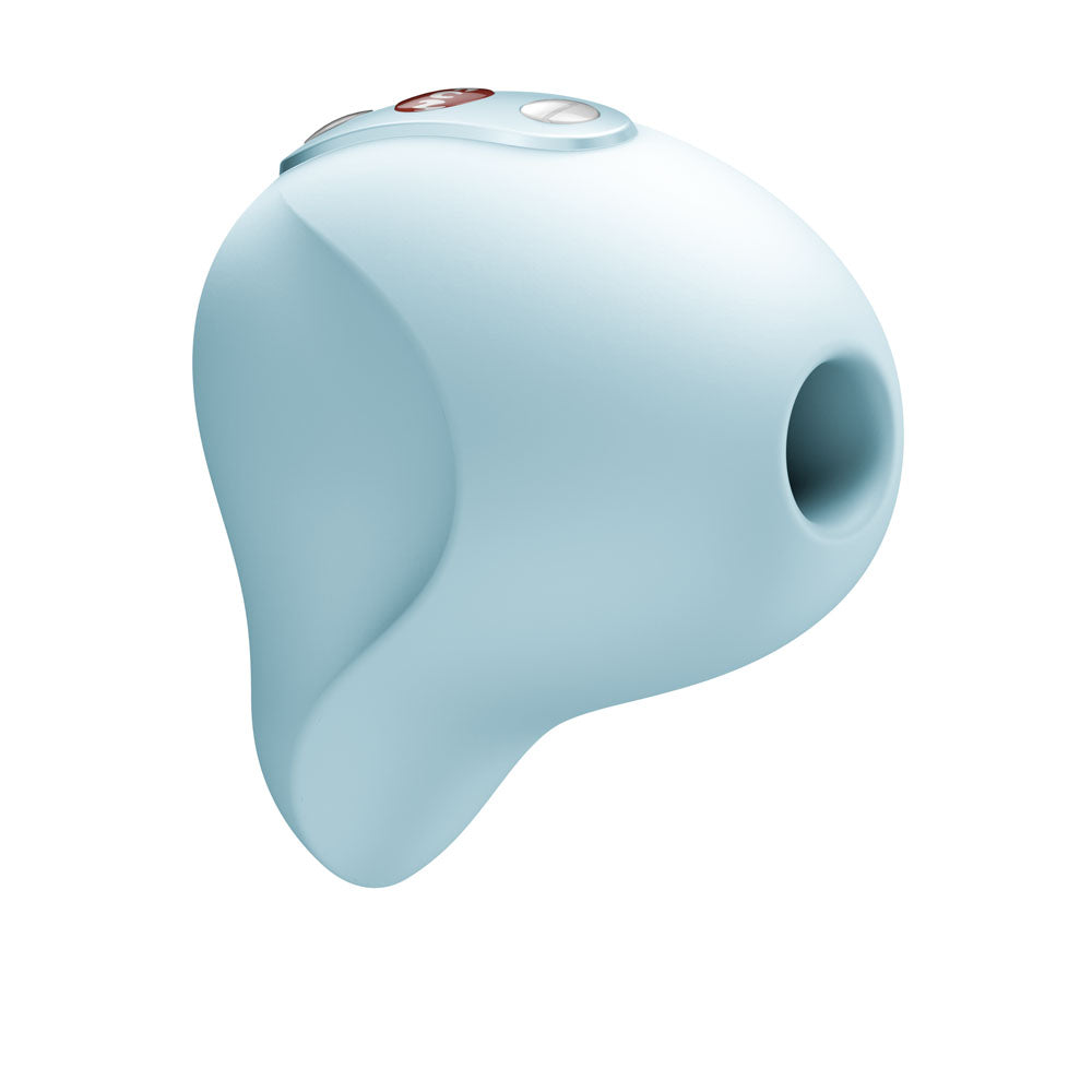 Fun Factory Seduction Ice – USB Rechargeable Silicone Air Pulse Stimulator Blue > Sex Toys For Ladies > Air Pulsation