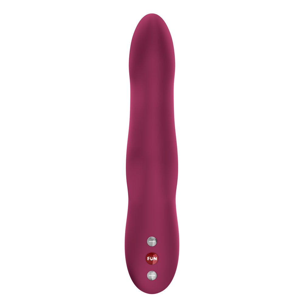 Fun Factory Stronic Wave (Wine) – USB-C Rechargeable Thrusting Vibrator > Vibrators > Standard Vibrators