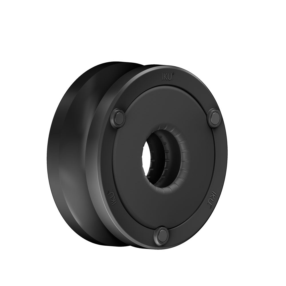 Fun Factory IKU Tighter – Silicone Textured Stroker Masturbator Black > Sex Toys For Men > Masturbators Cup Main image