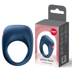 Fun Factory Speed Date – Waterproof Vibrating Cock Ring Blue > Sex Toys > Couples Toys