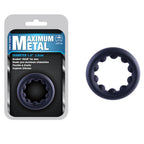 Maximum Metal – Sleek Beaded Metal Cock Ring 35 Mm Diameter Black > Cock Ring > Single