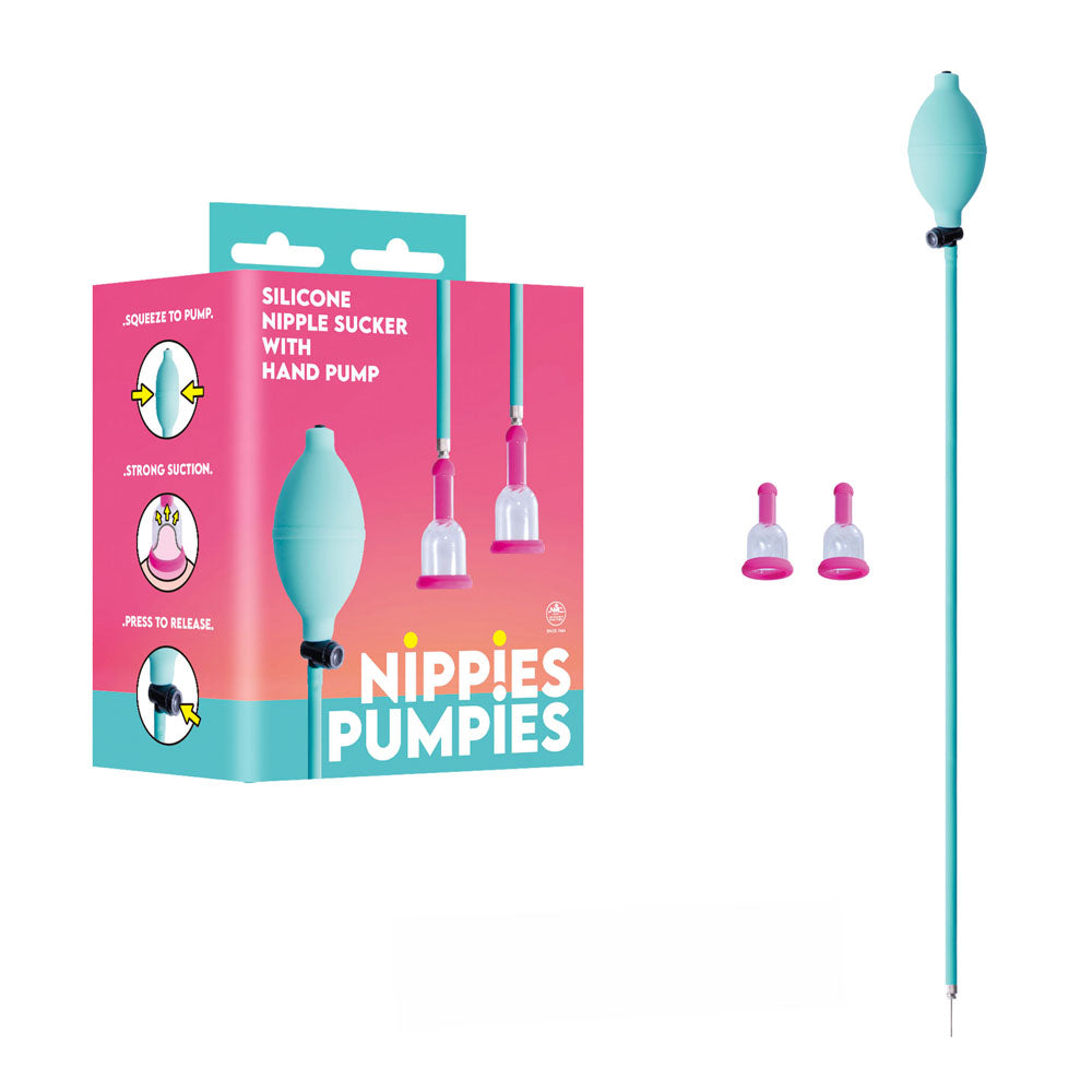 Nippies Pumpies Silicone Nipple Sucker – 51.6cm Hose Nipple Pump > Sex Toys > Nipple Suckers Main image