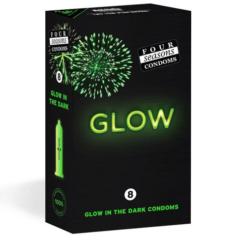 Four Seaons Glow N' Dark Condoms 8 Pack One Size > Essentials > Condoms