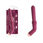 Your Majesty USB-C Rechargeable Silicone Thrusting Vibrator Maroon > Dildos > Thrusting Dildos