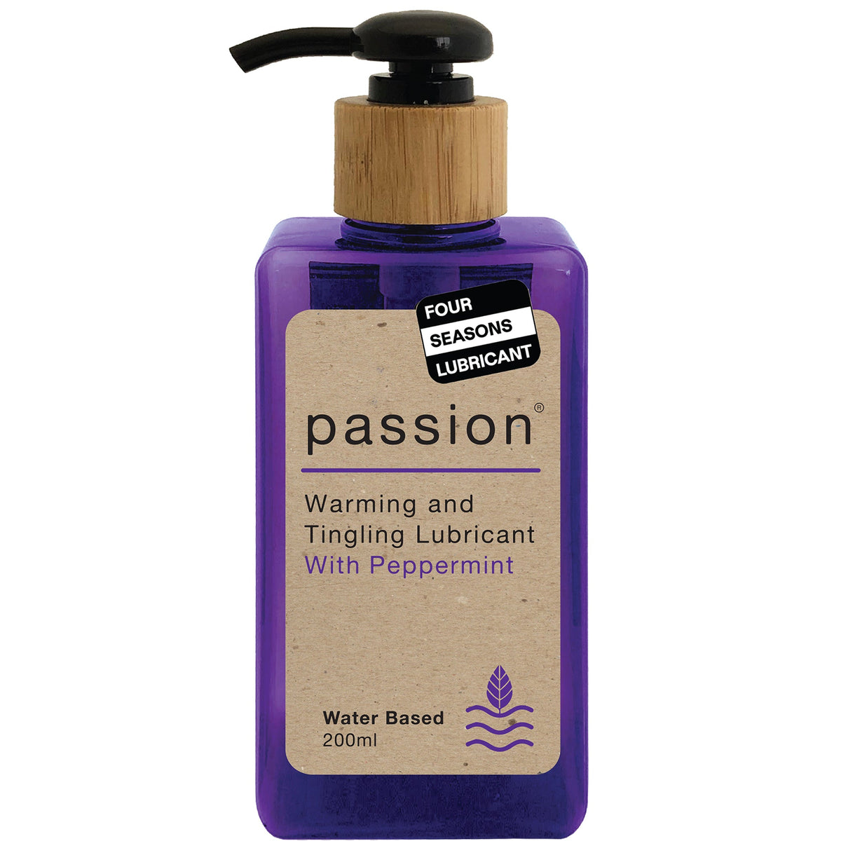 Four Seasons Passion Peppermint Lubricant 200ml > Lube > Water Based