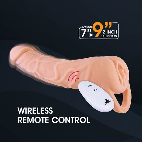 Extendor Plus Two Inch Vibrating Penis Extender and Stroker Strokers - Manual