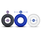 Stay Hard Donut Rings - 3 Pack > Cock Ring > Sets