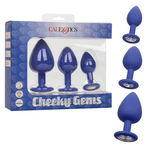 Cheeky Gems – Anal Training Kit with Three Graduated Anal Plugs > Anal Range > Butt Plug Kits