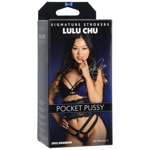 Lulu Chu Signature Stroker Ultraskyn Pocket Pussy Toy Strokers - Celebrity