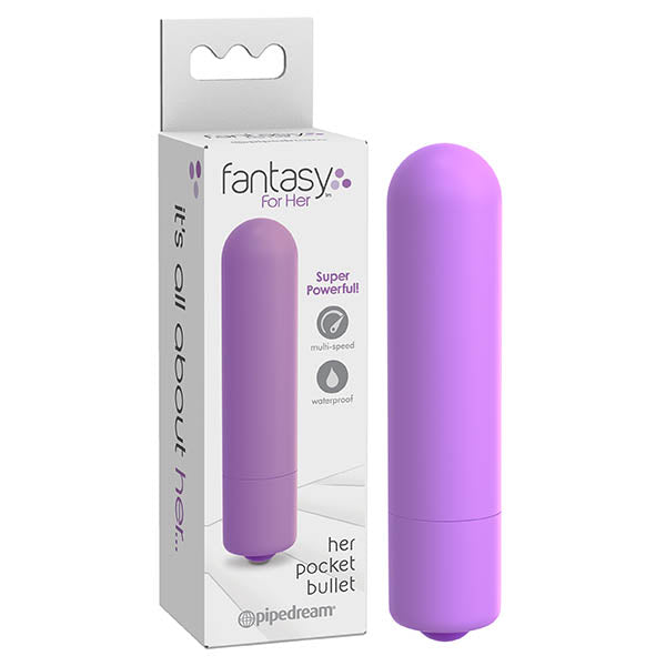 Fantasy For Her Pocket Bullet 9.4 Centimeters 3.75 Inches Vibrator Purple BULLETS