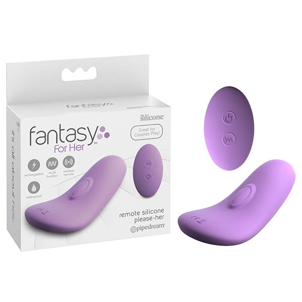 Fantasy For Her Remote Silicone Please Her Purple Panty Vibrators