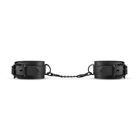 Faux Leather Ankle Cuffs Black for Adult Play and Fashion > Bondage Gear > Restraints