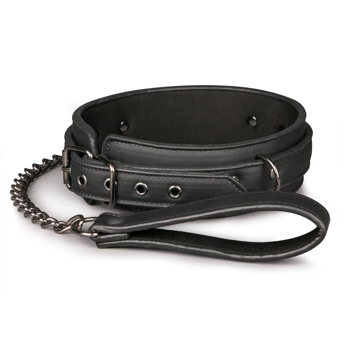 Fetish Collar With Leash Bondage Set for Submissive Play Black > Bondage Gear > Restraints