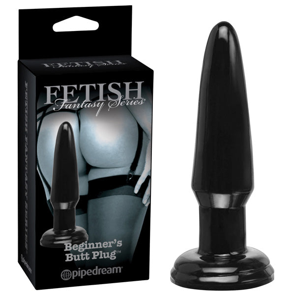 Fetish Fantasy Series 9.5 cm Beginner's Butt Plug for First Timers Black Butt Plugs