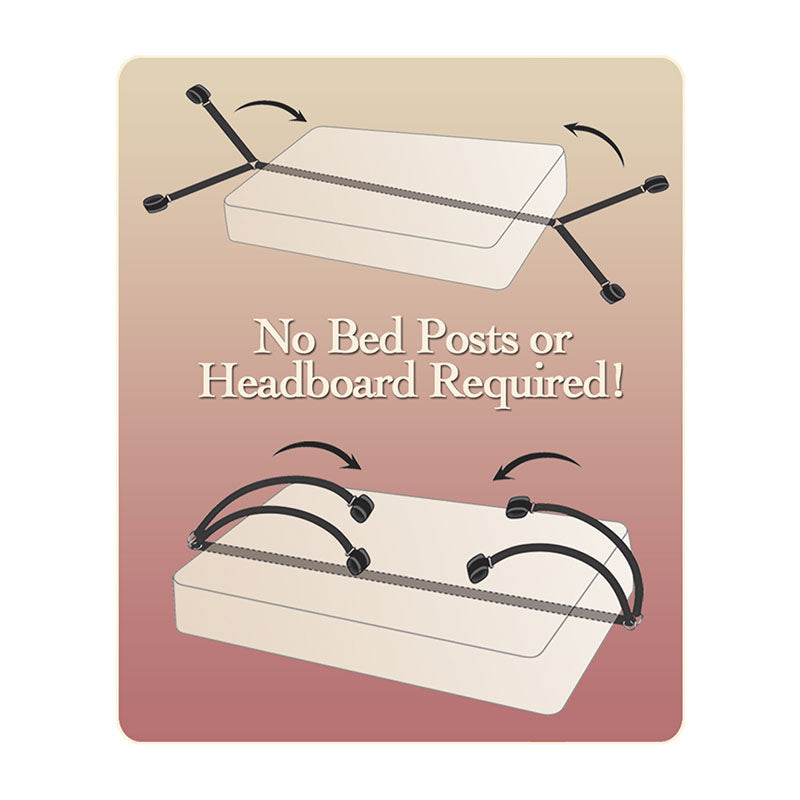 Fetish Fantasy Series Bed Bindings Restraint Kit for Couples > Bondage Gear > Restraints