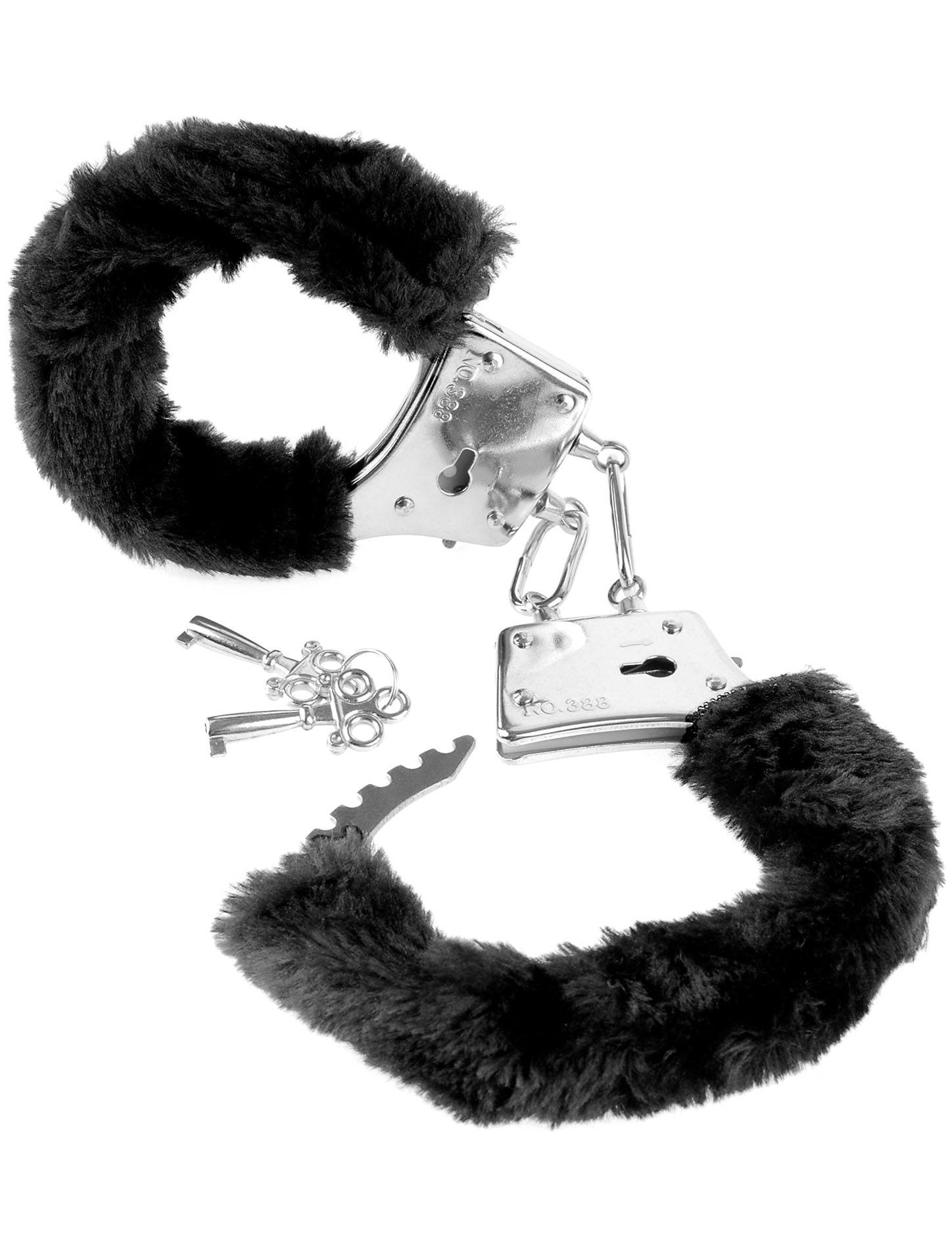 Fetish Fantasy Series Beginner Furry Cuffs with Velvety-Soft Faux Fur Lining Bondage Restraints > Bondage Gear > Restraints Main image