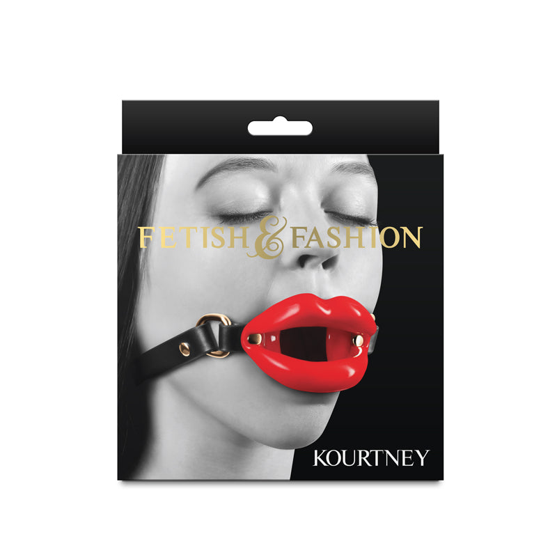 Fetish & Fashion - Kourtney Silicone Ball Gag Size Options Red Gags