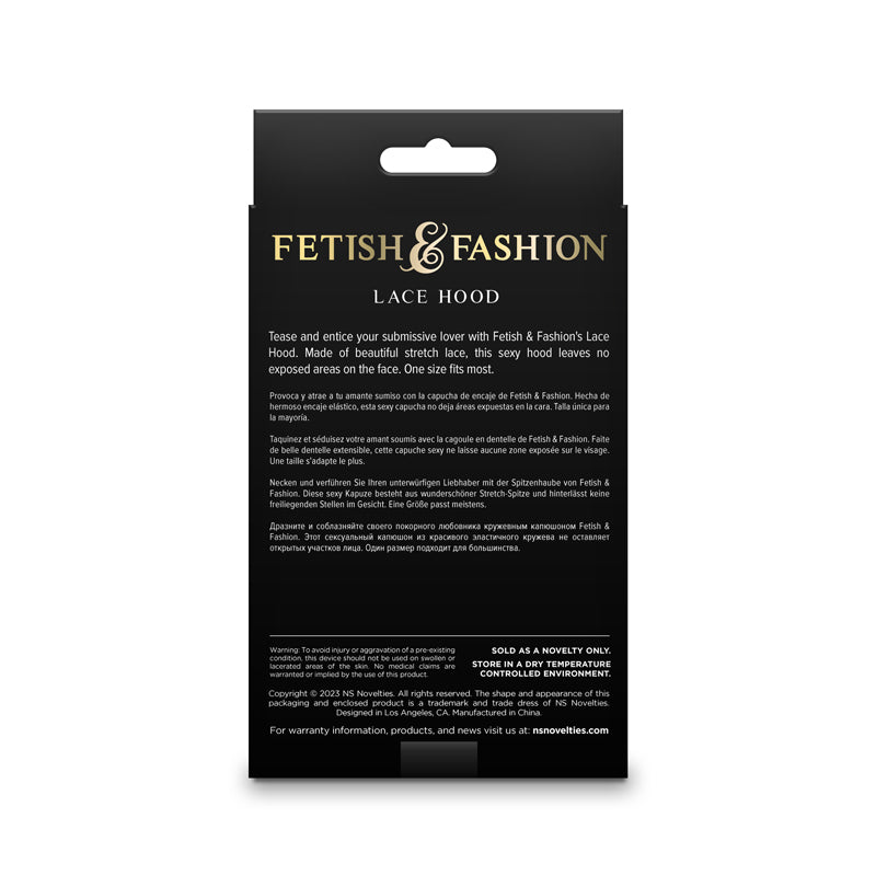 Fetish & Fashion - Lace Hood for Sensual Fetish Play > Bondage Gear > Bondage Hoods