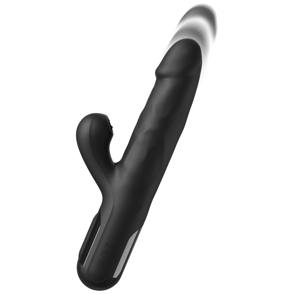 Ffs Sonix Silicone Thruster 22 Cm Usb Thrusting Vibrator with Flicking Clit Stimulator Secondary image
