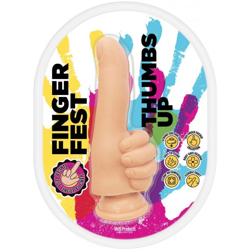 Finger Fest Dildo Thumbs Up 4.75 Inch Flesh > Dildos > Other Dildos