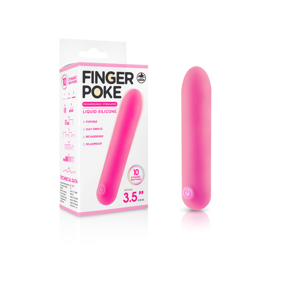 Stimulator – Rechargeable Splashproof 3.5 Inch Vibrator > Vibrators > Finger Vibrators