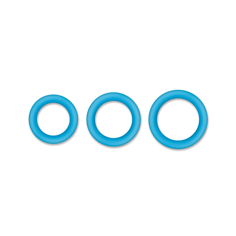 Firefly Halo - Glow In Dark 55 mm Cock Ring - Blue COCK RINGS