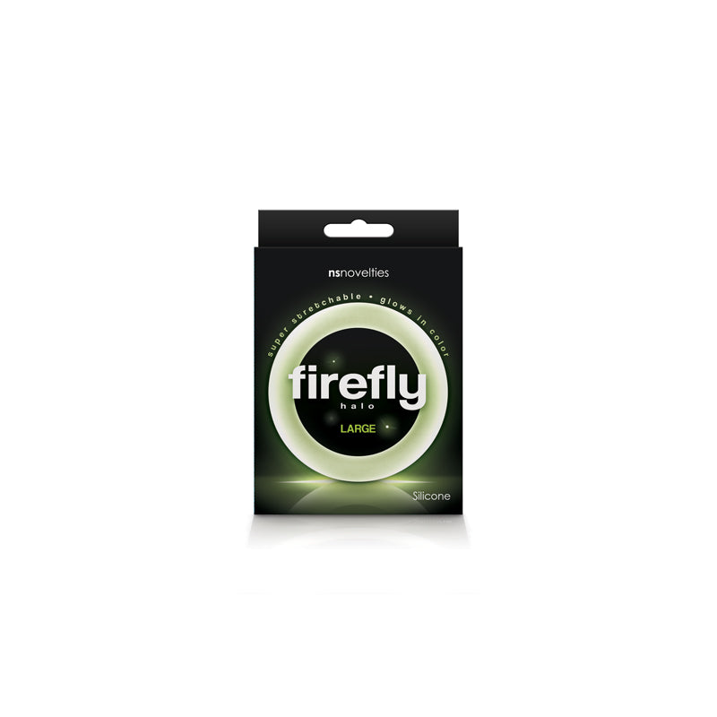 Firefly Halo Glow In Dark Clear 60 Millimeter Cock Ring Secondary image