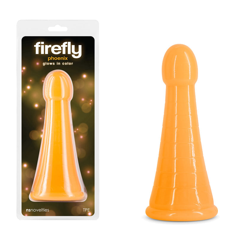 Firefly - Phoenix - Orange 7" Dong 19.2cm Body-Safe TPE > Dildos > Neutral Dildos Main image