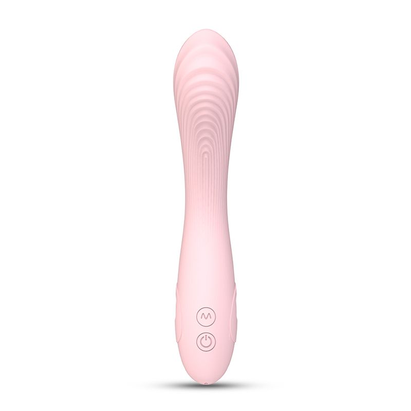 Flexible Bending Silicone Vibrator Pink 20cm Length Vibrators