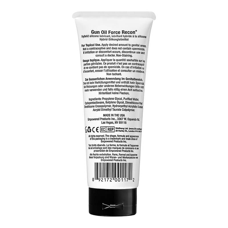 Force Recon 3.3oz/100ml Tube Hybrid Silicone Gel Secondary image
