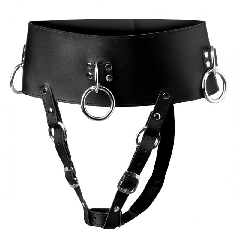 Forced Orgasm Wand Holder Belt – Adjustable BDSM Accessory Secondary image
