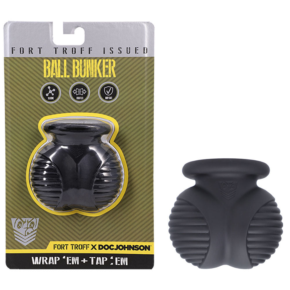 Fort Troff Ball Bunker Ball Stretcher – Body-Safe Silicone 3 Inch Ball Stretcher > Sex Toys For Men > Ball Stretchers Main image
