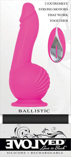 Evolved Ballistic 19 cm Vibrating Dong with Remote > Vibrators > Realistic Vibrators