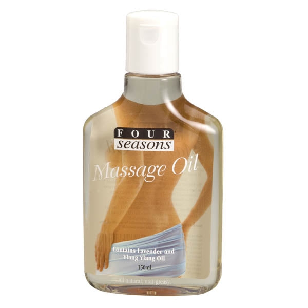 Four Seasons Massage Oil 150 mls with Lavender and Ylang Ylang Scent Secondary image