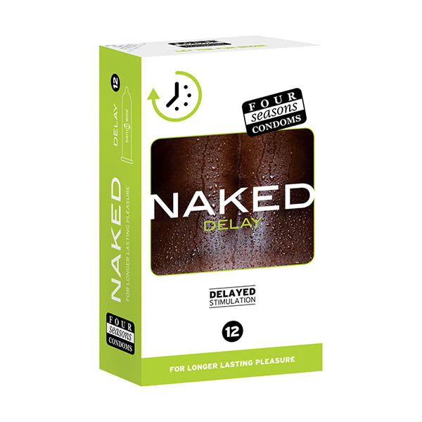 Four Seasons Naked Delay Ultra Thin Condoms 12 Pack Default Title Condoms
