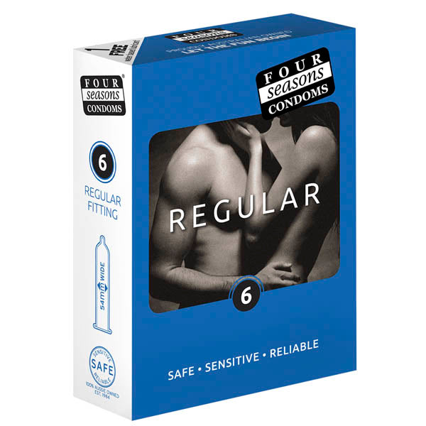 Four Seasons Regular Condoms 6 Pack – Protective Condoms > Essentials > Condoms Main image