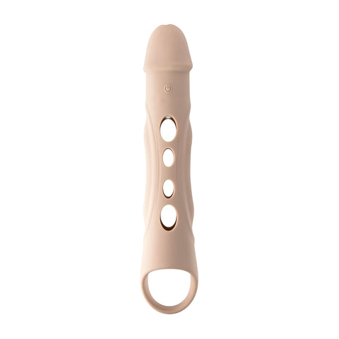 Zero Tolerance Big Boy Extender Light 8 Inch Insertable Penis Extender with Remote Control Beige > Sex Toys For Men > Penis Sleeves