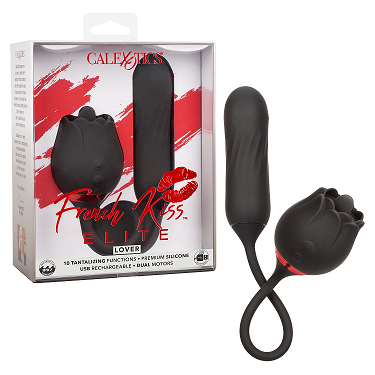 French Kiss Elite Lover – Vibrating and Rotating Bullet Teaser Vibrator with 10 Functions > Sex Toys For Ladies > Clitoral Vibrators and Stimulators