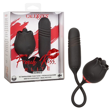 French Kiss Elite Romeo – Flickering Teaser and Thrusting Bullet Vibrator with 10 Functions > Vibrators > Ladies > Clitoral Vibrators and Stimulators
