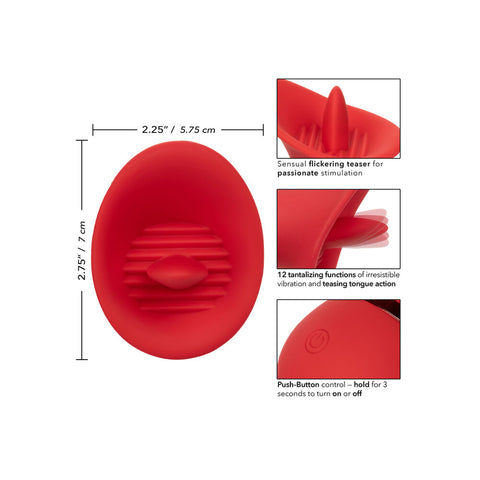 French Kiss Seducer – Compact Massager with 12 Functions Vibrator > Sex Toys For Ladies > Clitoral Vibrators and Stimulators