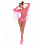 Fringe Benefits Pink 2pc Lingerie Set One Size Fits Most > Clothes > Bodies and Playsuits