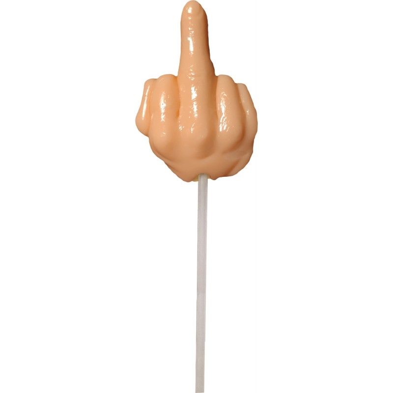Fuck You Finger Fucker Lollipop – Butterscotch Flavored Edible Secondary image