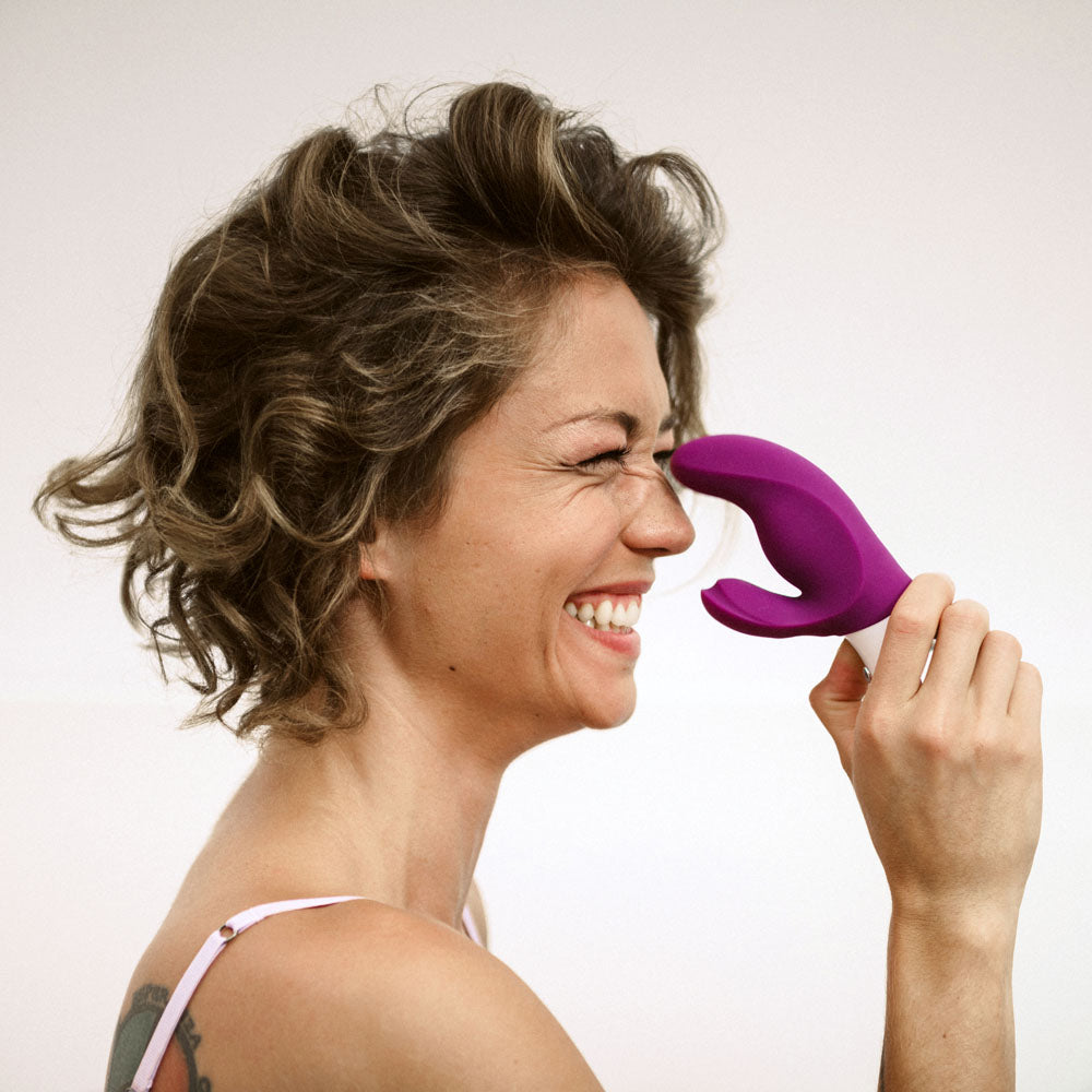 Fun Factory Miss Bi Grape 17cm USB Rechargeable Rabbit Vibrator > Vibrators > Ladies > Rabbit