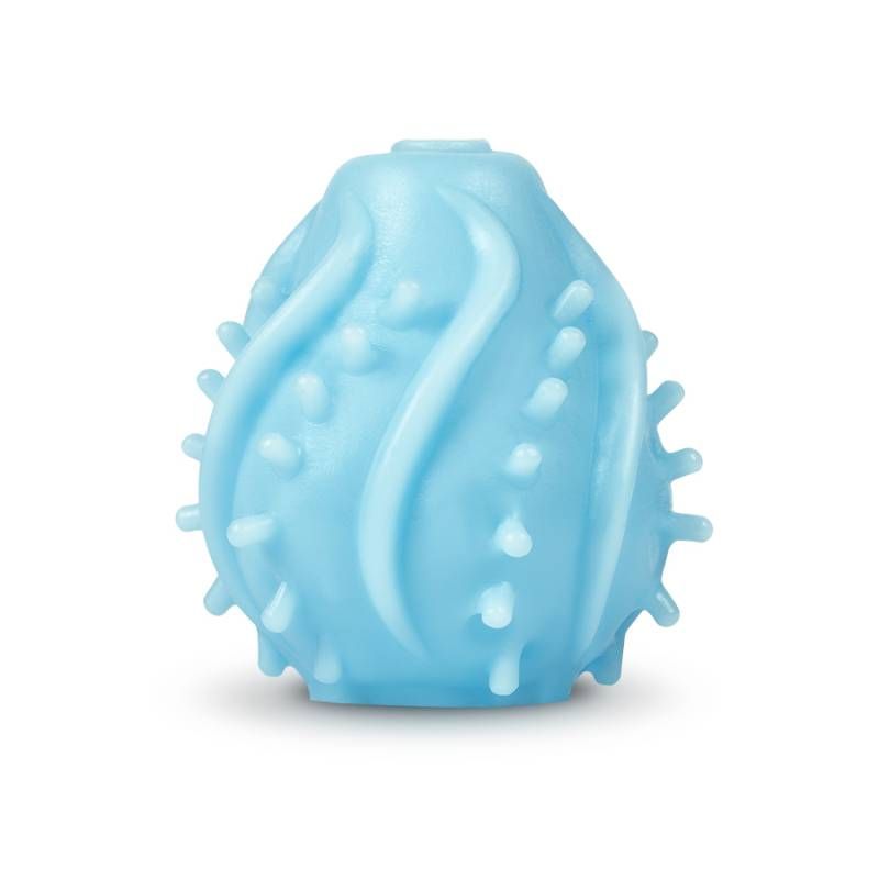 GEgg Masturbator Blue 6.5cm Compact Stretchy Sleeve Strokers - Cup|Egg