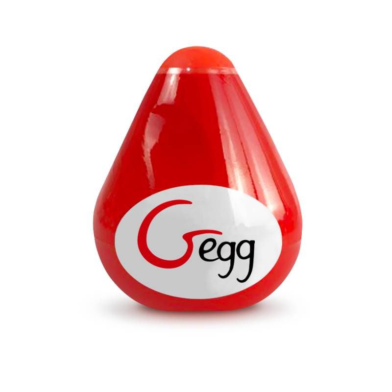 GEgg Masturbator Red 6.5cm Compact Pleasure Sleeve Secondary image