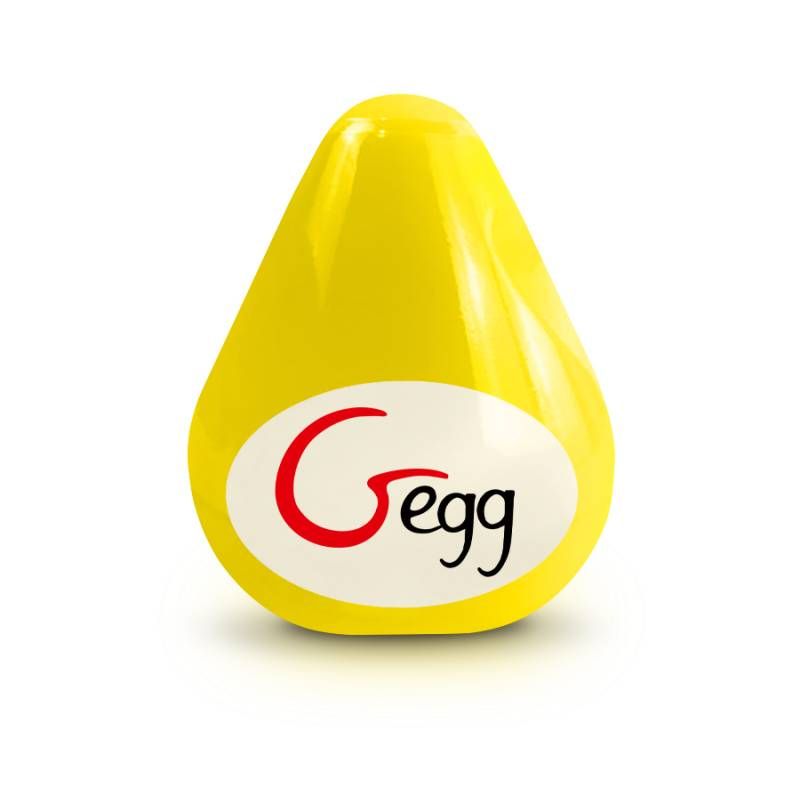 GEgg Masturbator Yellow 6.5cm Compact Pocket Sleeve Secondary image