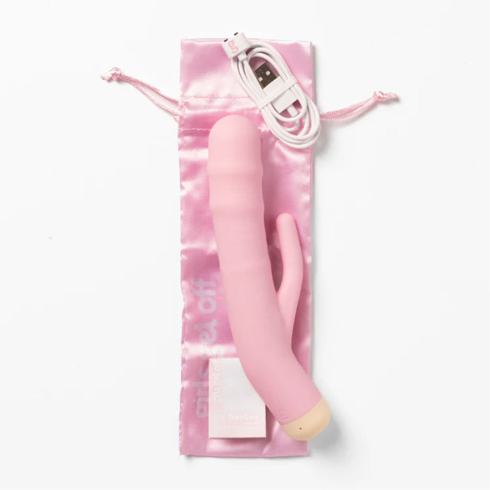 Girls Get Off DeeDee 19cm USB Rechargeable Rabbit Vibrator VIBRATORS-RABBIT